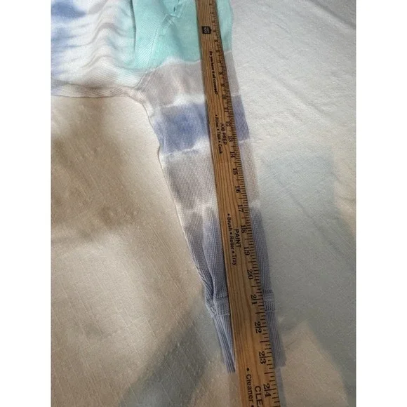 Simply Southern Waffle Knit Pullover M Tie Dye Long Sleeve Cotton Casual - Picture 7 of 7